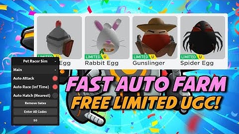 [Free UGC Limited!] Pet Racer Simulator Script Hack - Fast Auto Farm Mobile/PC [Pastebin]