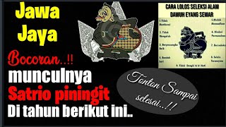 Satrio piningit terbaru, tahun munculnya satrio piningit ratu adil