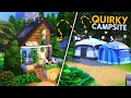 QUIRKY CAMPSITE // Sims 4 Speed Build