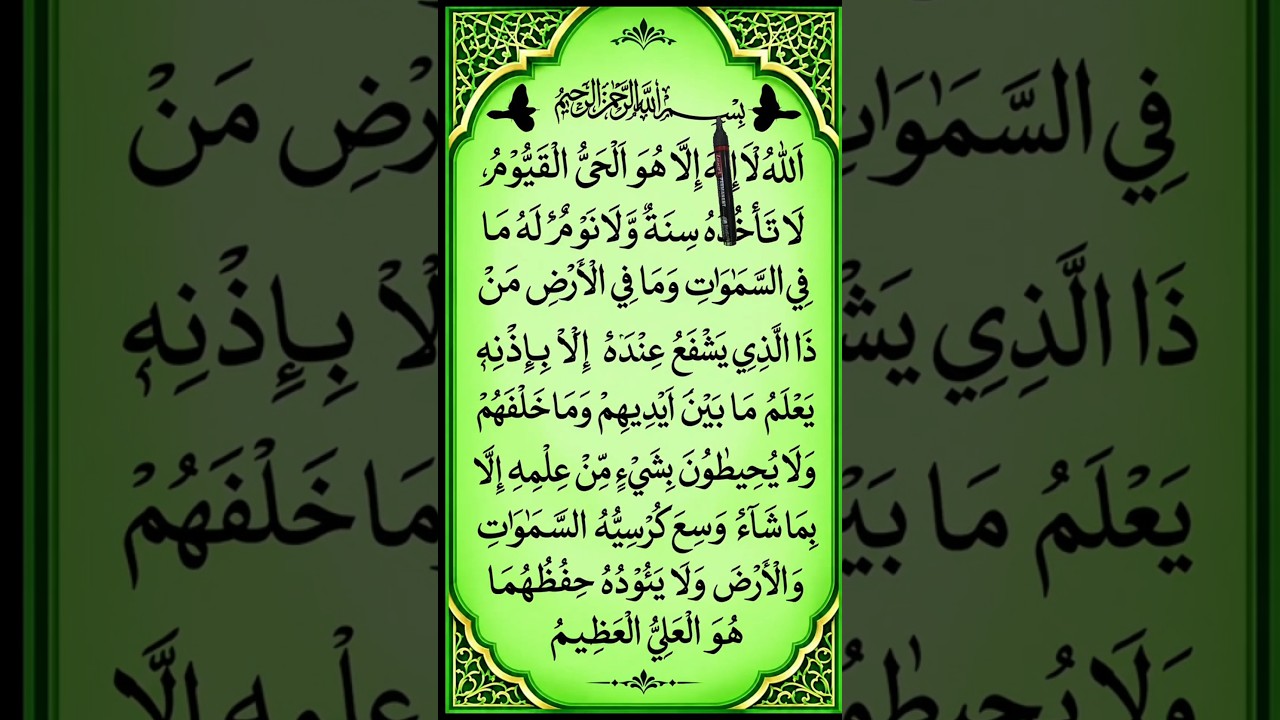 👳🏻📖🕊️ Beautiful Arabic Recitation 🤍 AYATUL KURSI 📖 Egzon Ibrahimi #ayatulkursi#egzonibrahimi #shorts