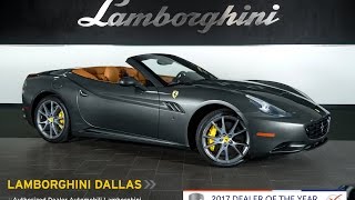 This is a smoke free carfax certified 2014 ferrari california hard top
convertible equipped with 4.3l 483hp v8 engine and 7-speed automatic
sport sh...