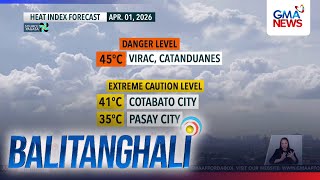 Thumbnail Heat index forecast, April 1, 2026 | Balitanghali