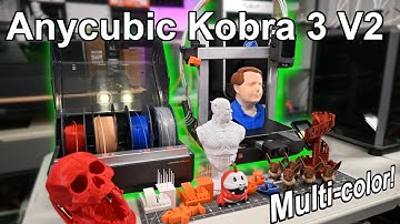 Is this better than the Bambu Labs A1?! - Anycubic Kobra 3 V2 Combo Full Review!