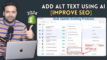 Shopify - Add ALT Text Using AI [Improve SEO]