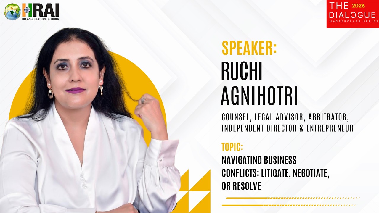 Masterclass on Navigating Business Conflicts: Litigate, Negotiate, or Resolve