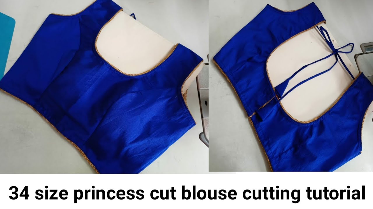 Princes cut Blouse cutting full tutorial by Shaheen Tailors 
