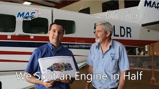 We split the engine in half!