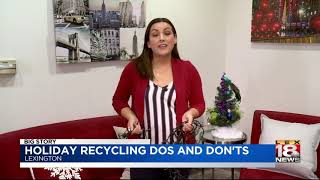 Holiday recycling dos and don'ts