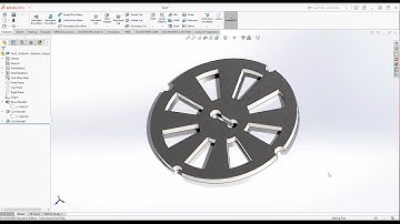 Cover Plate in SolidWorks 2020