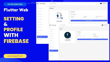 Profile & Settings with Firebase in Flutter Admin Panel | Manage User Data Efficiently