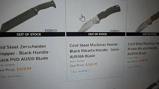 NEW COLD STEEL!! WTFREAK?