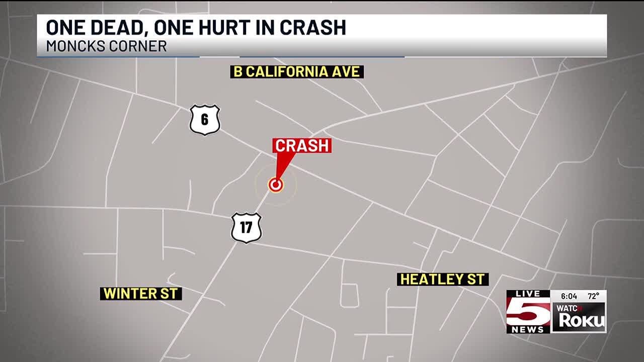 VIDEO: One dead in Moncks Corner after rear-end collision - YouTube
