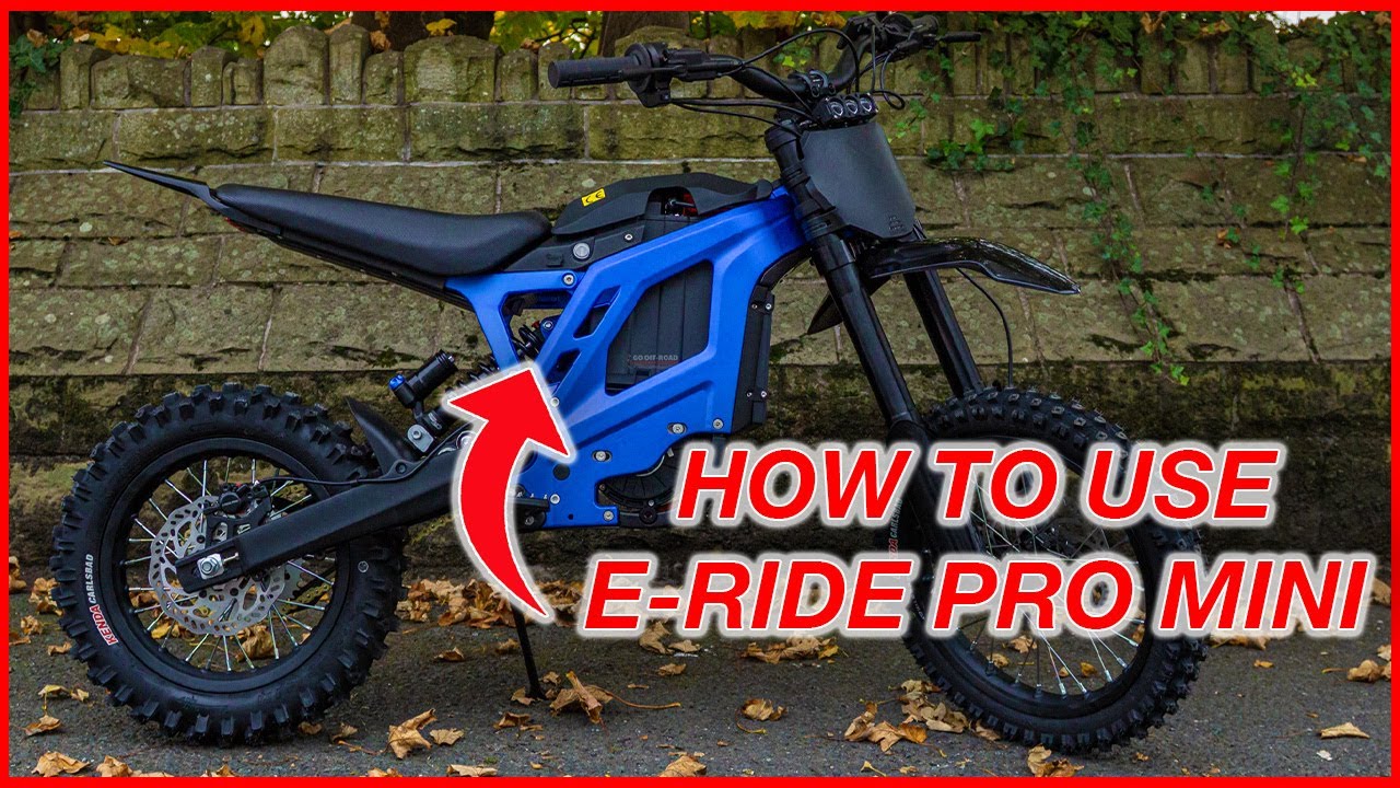 How To Operate Your E-Ride Pro Mini 