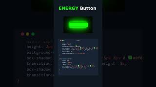 Energy Button CSS! 🔥 Easy Tips & Tricks #shorts #ytshorts #trendingshorts