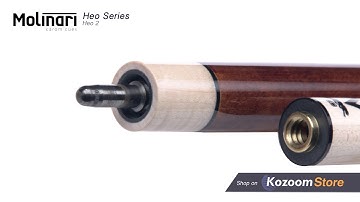 Molinari Heo 2 1 Carom Billiard Cue Video Demonstration