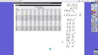 How to Use a Random Number Table