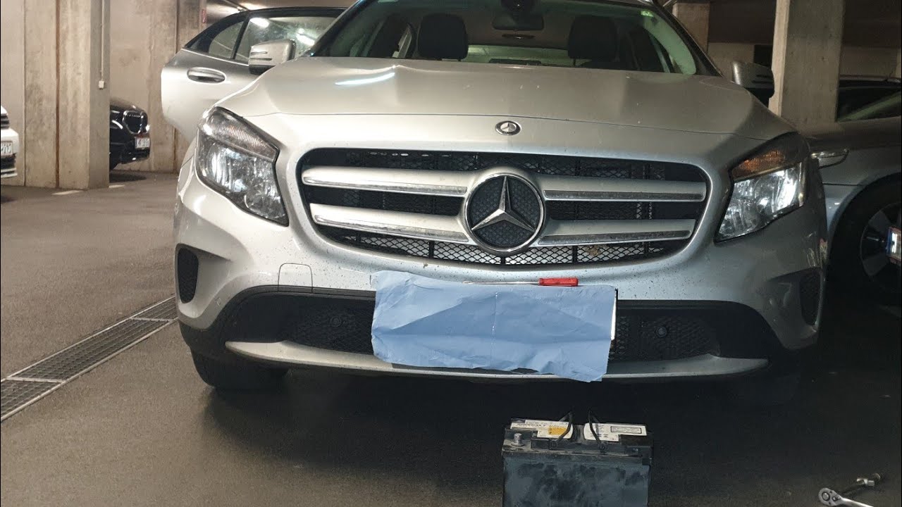 Mercedes A-Class D W176 Batterie Wechseln Tauschen umbauen Diesel / Keine Start Stop Automatik??