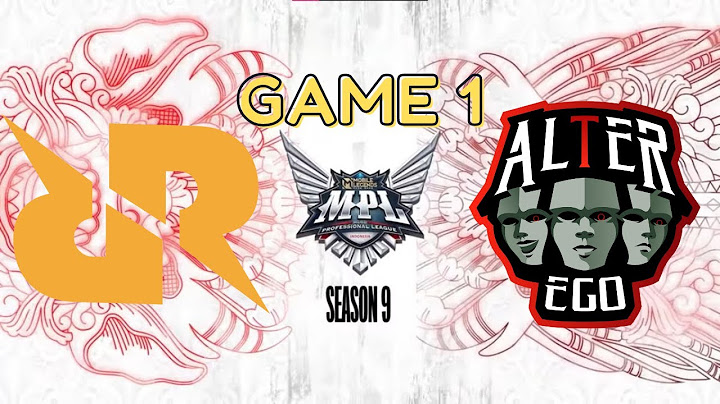 [ENGLISH] RRQ HOSHI vs ALTER EGO ESPORTS GAME 1 SEASON 09 MPL ID 2022