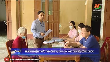 Trách nhiệm thực thi công vụ của đội ngũ cán bộ, công chức