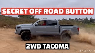 “Auto LSD” Button on stock 2WD Tacoma. Does it make it better offroad?
