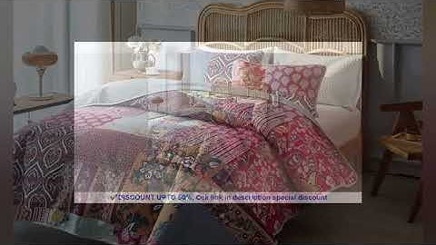 3pcs Set Ultrasonic Wash Cotton Printed Pastoral Quilted Bedspread Soft Breathable Bedsheet with 2 p