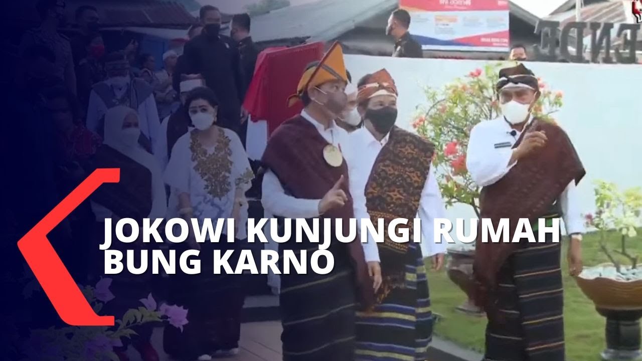 Presiden Jokowi Kunjungi Rumah Pengasingan Bung Karno di Ende