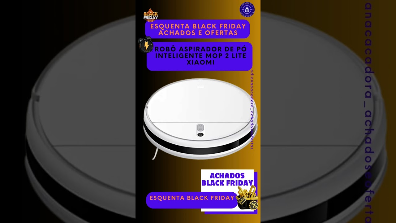 Esquenta Black Friday! Robô Aspirador Xiaomi Mop 2 Lite Xiaomi 