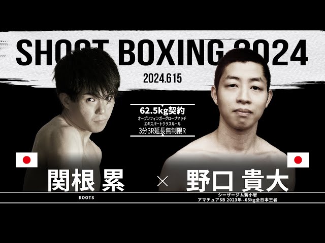 野口貴大 vs 関根累【SHOOT BOXING 2024 act.3】 - YouTube