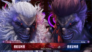 Akuma's Walkout / Face Animations / Intro | Street Fighter 6