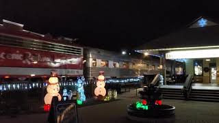 The Polar Express making a run through downtown Branson Missouri.