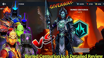 -GIVEAWAY-🎁 New Set Lv.2-Lv.6 Set Bonus Explained II Buried Centurion Vs All Raid Bosses