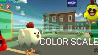 HOW TO COLOR SCALE CODE IN CHICKEN GUN (SAD YT CHICKEN)