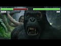 Tarzan vs. Akut WITH HEALTHBARS | HD | The Legend of Tarzan
