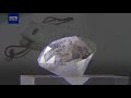 В Китае впервые показали черный алмаз весом 88 карат