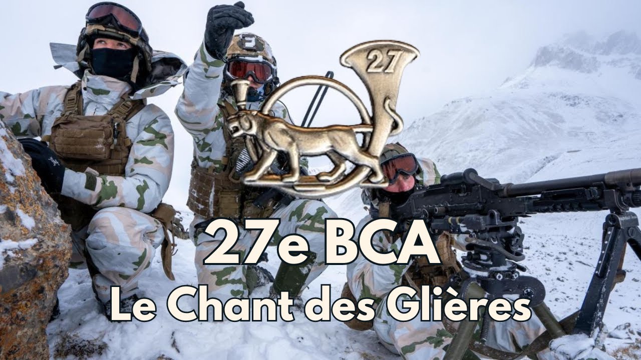 27e BCA - Le Chant des Glières - Chant Militaire 💪 🇫🇷 #armeefrancaise #militaire