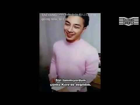 Taeyang VLIVE - VIP'lerle yemeğe gidiyor (Türkçe altyazılı)