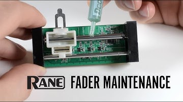 RANE Fader Maintenance | Looking after your faders