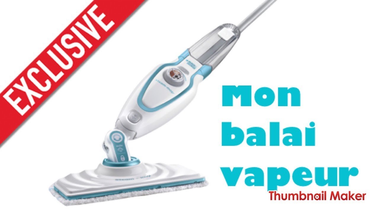 BALAI VAPEUR STEAM MOP BLACK&DEKER 🌱 