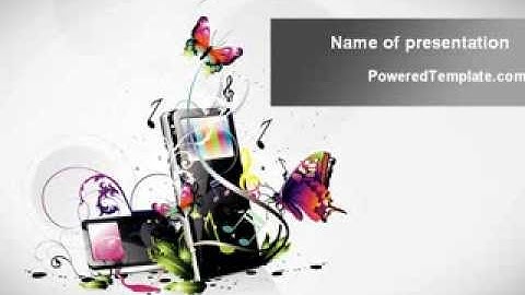 Gadgets PowerPoint Template by PoweredTemplate.com