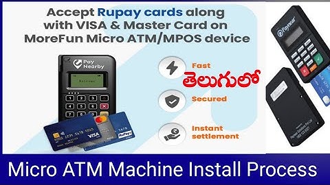 Paynearby Micro ATM Machine Installation Process |  Paynearby Telugu