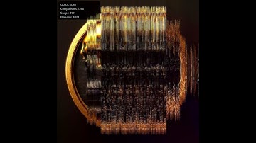 quick sort visualisation #mori #algorithm #blockchain
