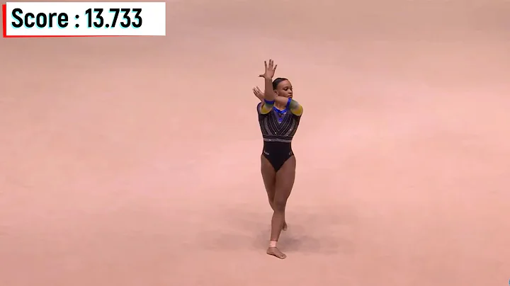 Rebeca Andrade  Floor + SLO-MO || World Championsh...