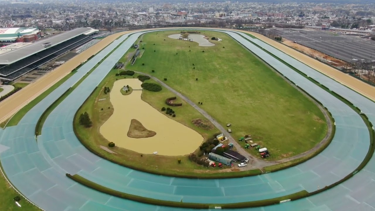 Belmont Race Track Aerial View YouTube