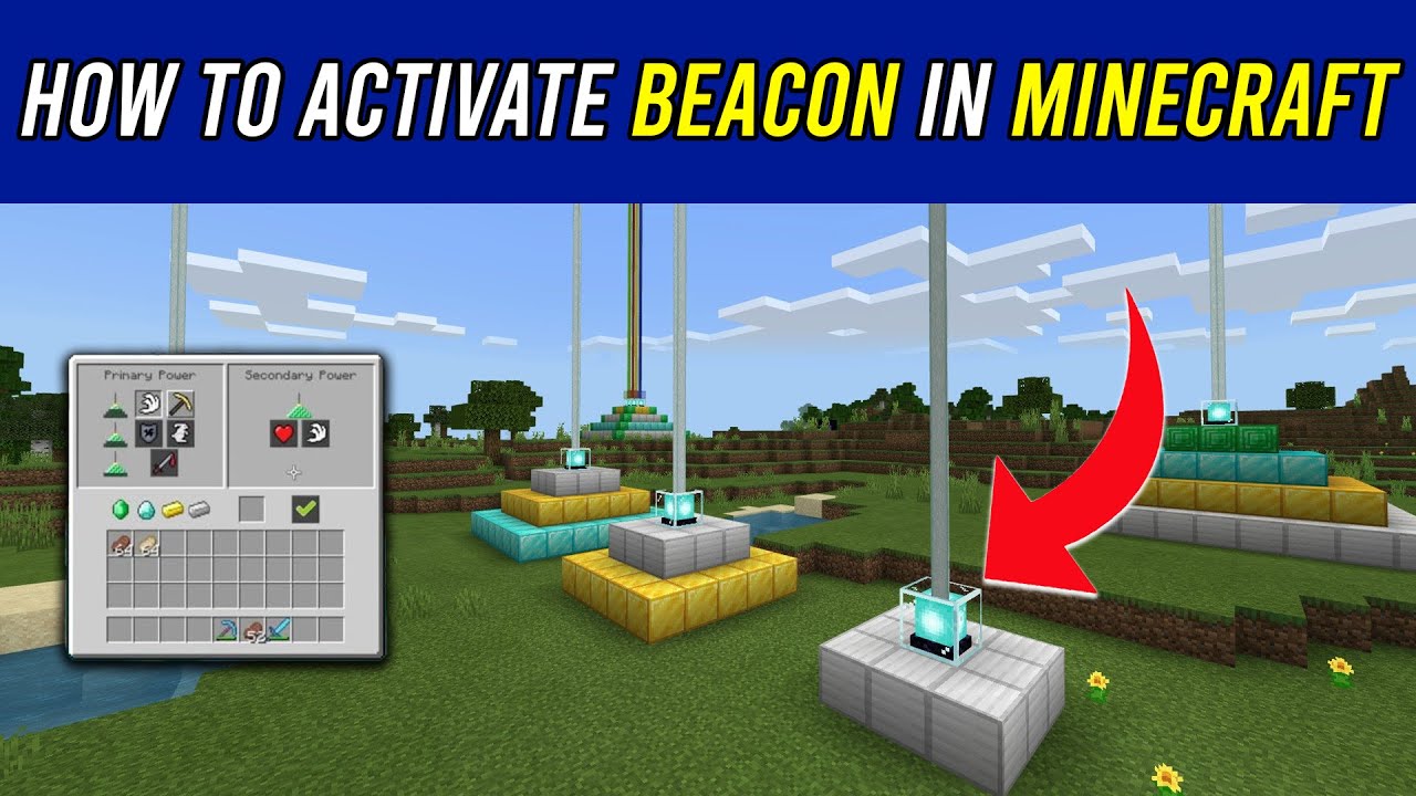 Jak Się Robi Beacon W Minecraft How to Activate a Beacon in Minecraft - Easy Step-by-Step Guide! - YouTube