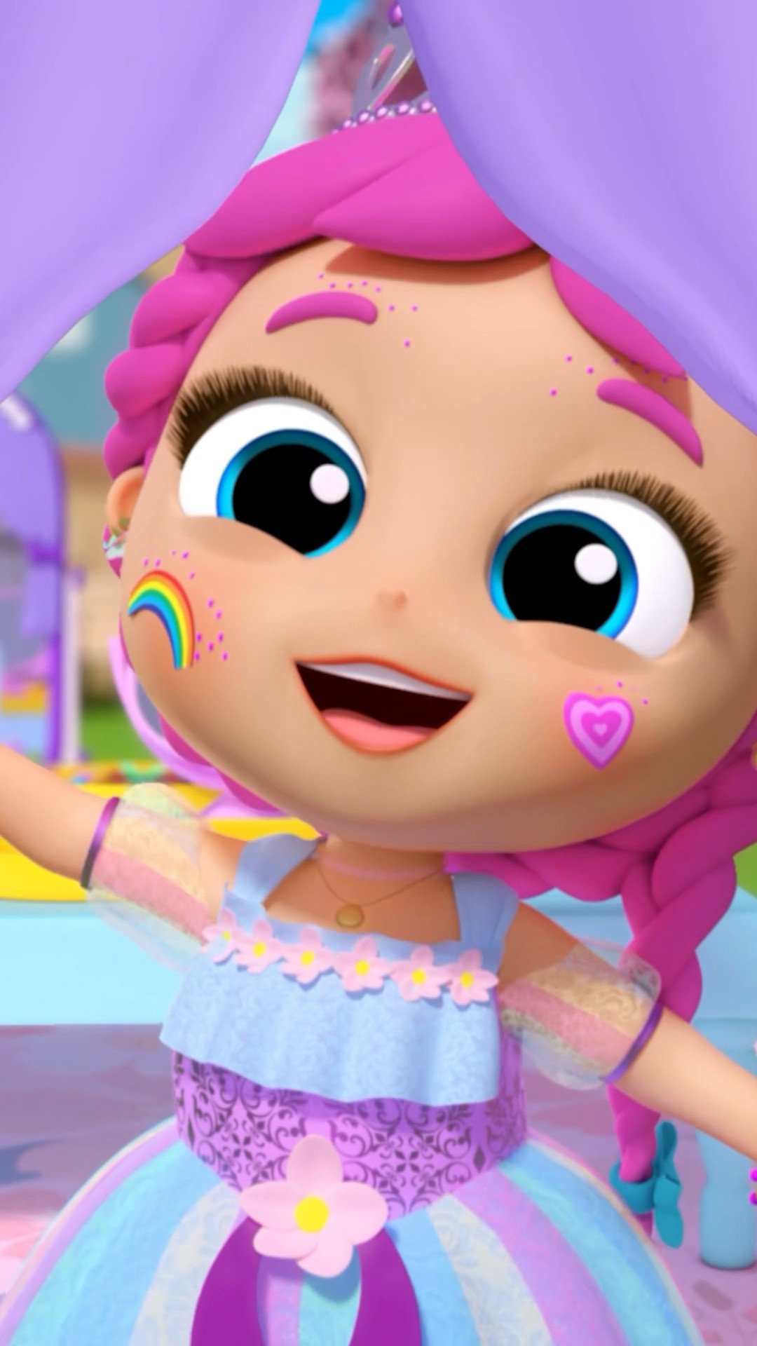 Jill the princess ? Makeover time! #littleangel #jill #shorts #princess