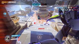 Genji 4k killing midair Echo