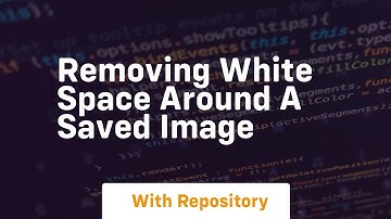 removing white space around a saved image