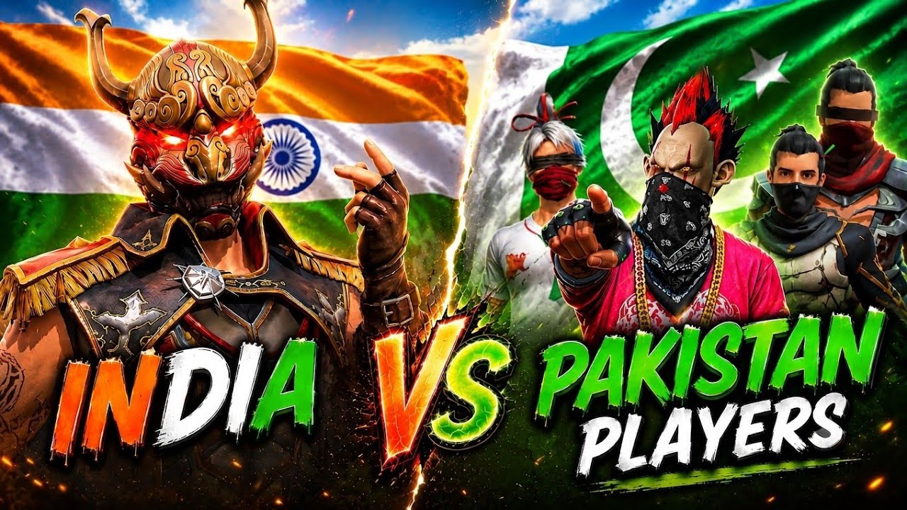 🇮🇳 India vs Pakistan 🇵🇰 Impossible 1v4 Clutches 💀 Everyone Was Shocked 🤯 Garena Free Fire