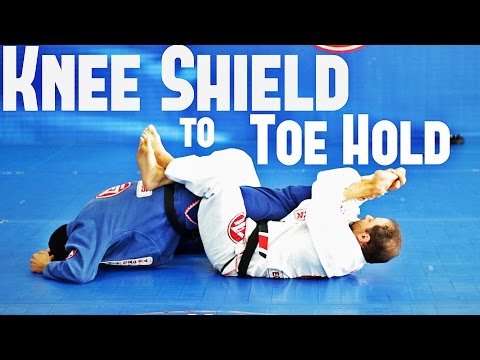 Knee Shield To Toe Hold - BJJ Technique With Professor Dave Weber
