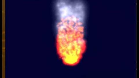 Particle Fire with Smoke